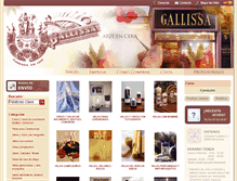 Tablet Screenshot of gallissa.com